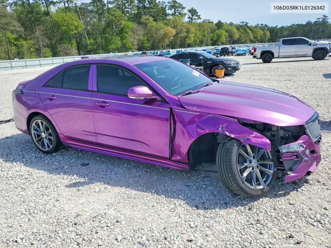 2020 Cadillac Ct4 Sport VIN: 1G6DG5RK1L0126342 Lot: 41772026
