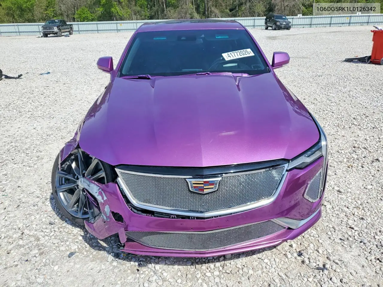 2020 Cadillac Ct4 Sport VIN: 1G6DG5RK1L0126342 Lot: 41772026