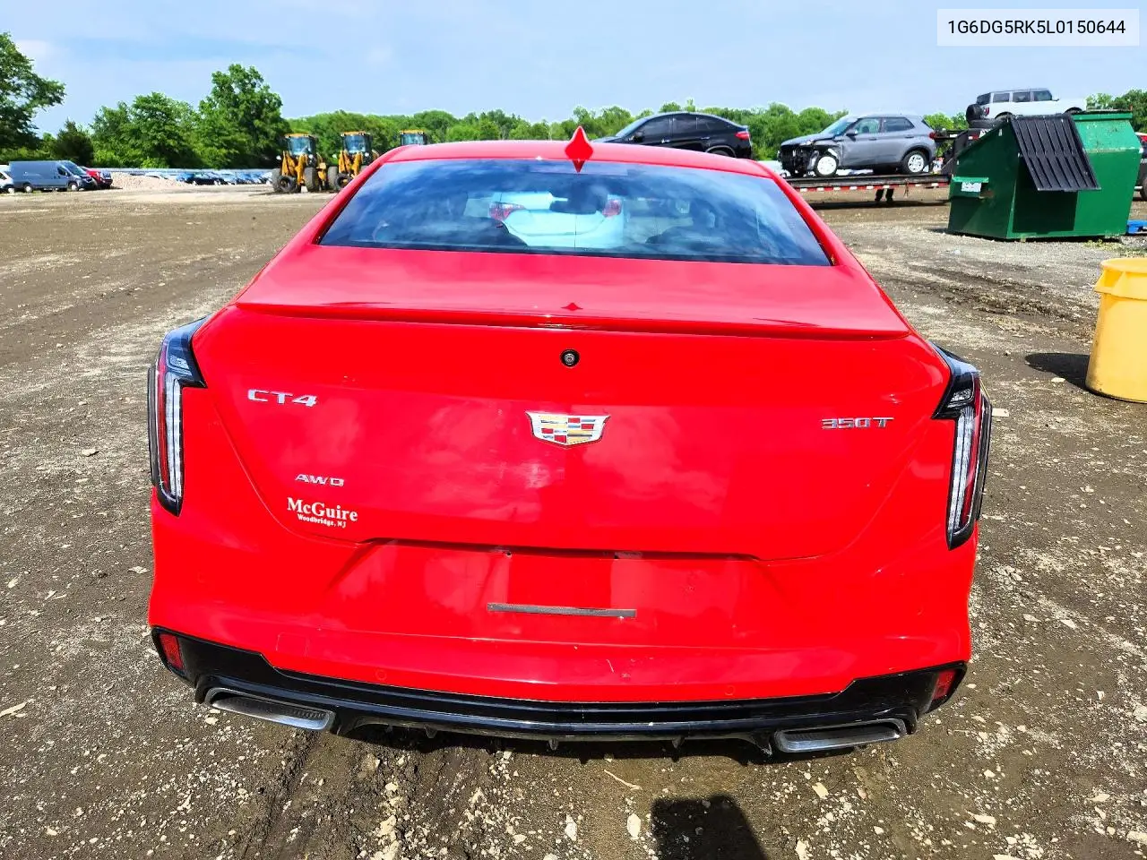 2020 Cadillac Ct4 Sport VIN: 1G6DG5RK5L0150644 Lot: 55170526