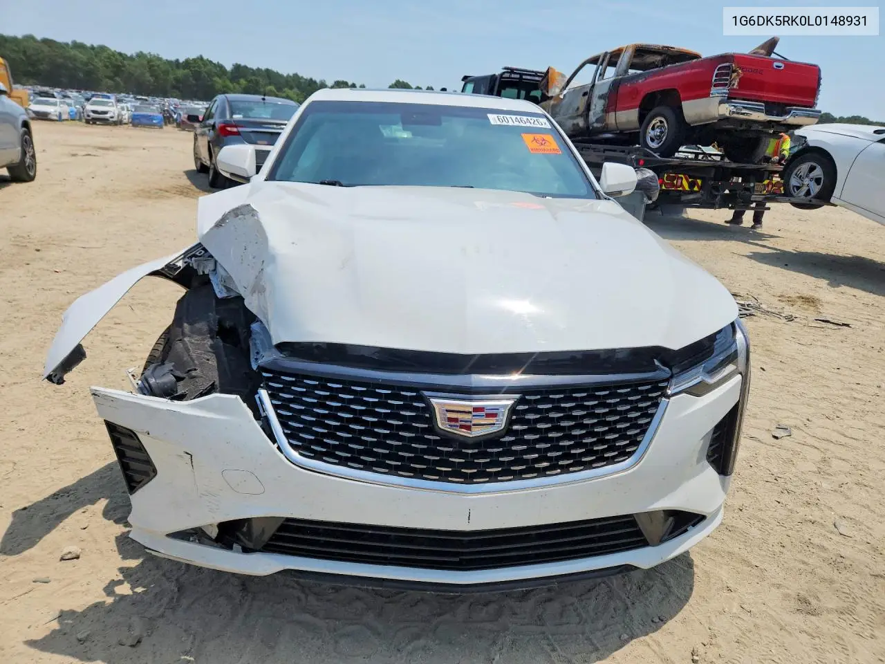 2020 Cadillac Ct4 Luxury VIN: 1G6DK5RK0L0148931 Lot: 60146426
