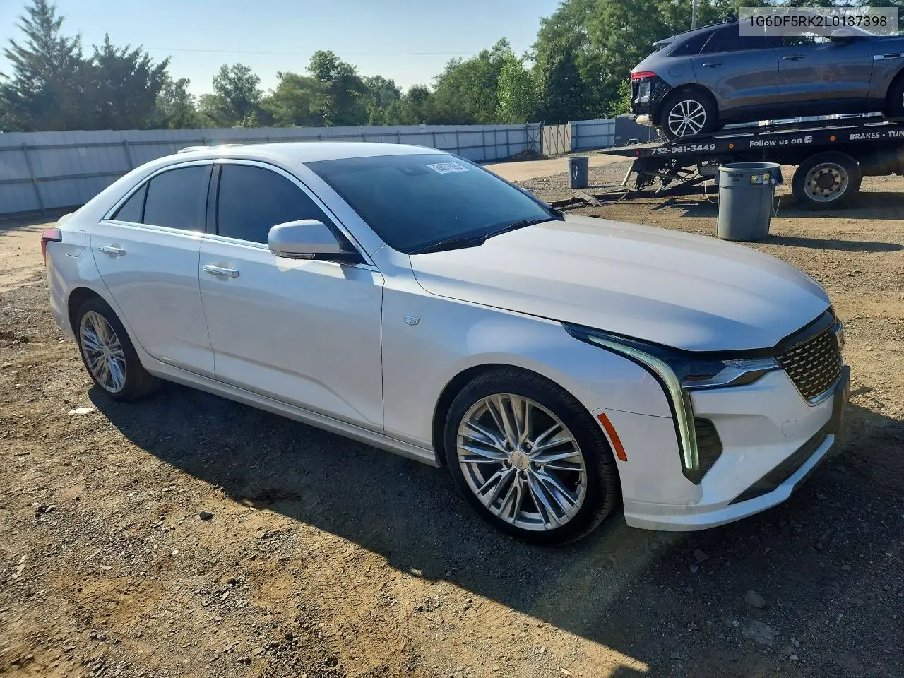 2020 Cadillac Ct4 Premium Luxury VIN: 1G6DF5RK2L0137398 Lot: 60672696
