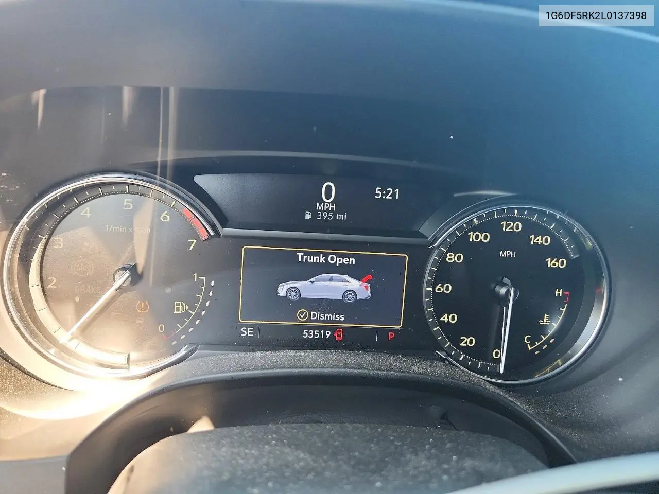 2020 Cadillac Ct4 Premium Luxury VIN: 1G6DF5RK2L0137398 Lot: 60672696