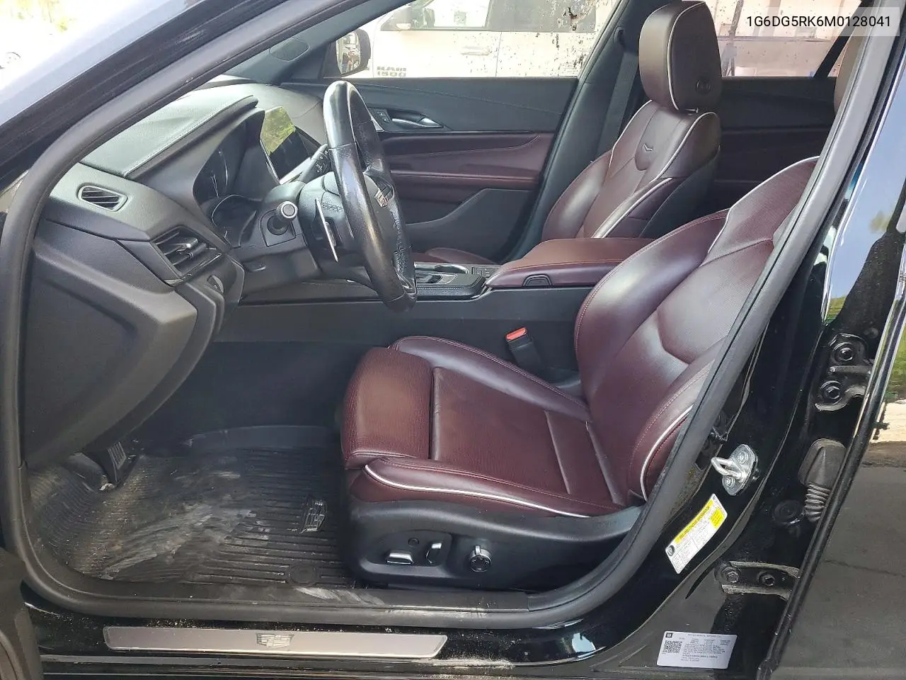 2021 Cadillac Ct4 Sport VIN: 1G6DG5RK6M0128041 Lot: 50357866