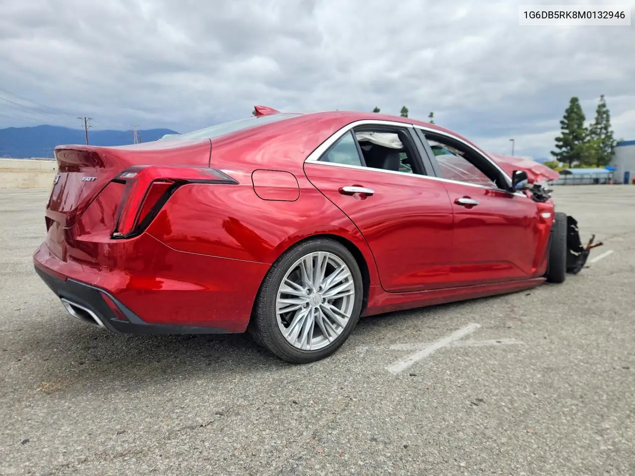 2021 Cadillac Ct4 Premium Luxury VIN: 1G6DB5RK8M0132946 Lot: 51475736