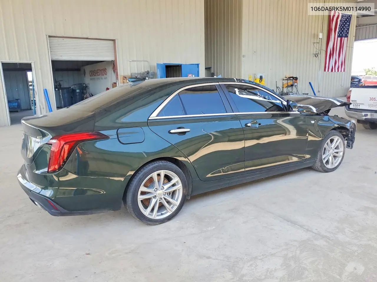 2021 Cadillac Ct4 Luxury VIN: 1G6DA5RK5M0114990 Lot: 52813506