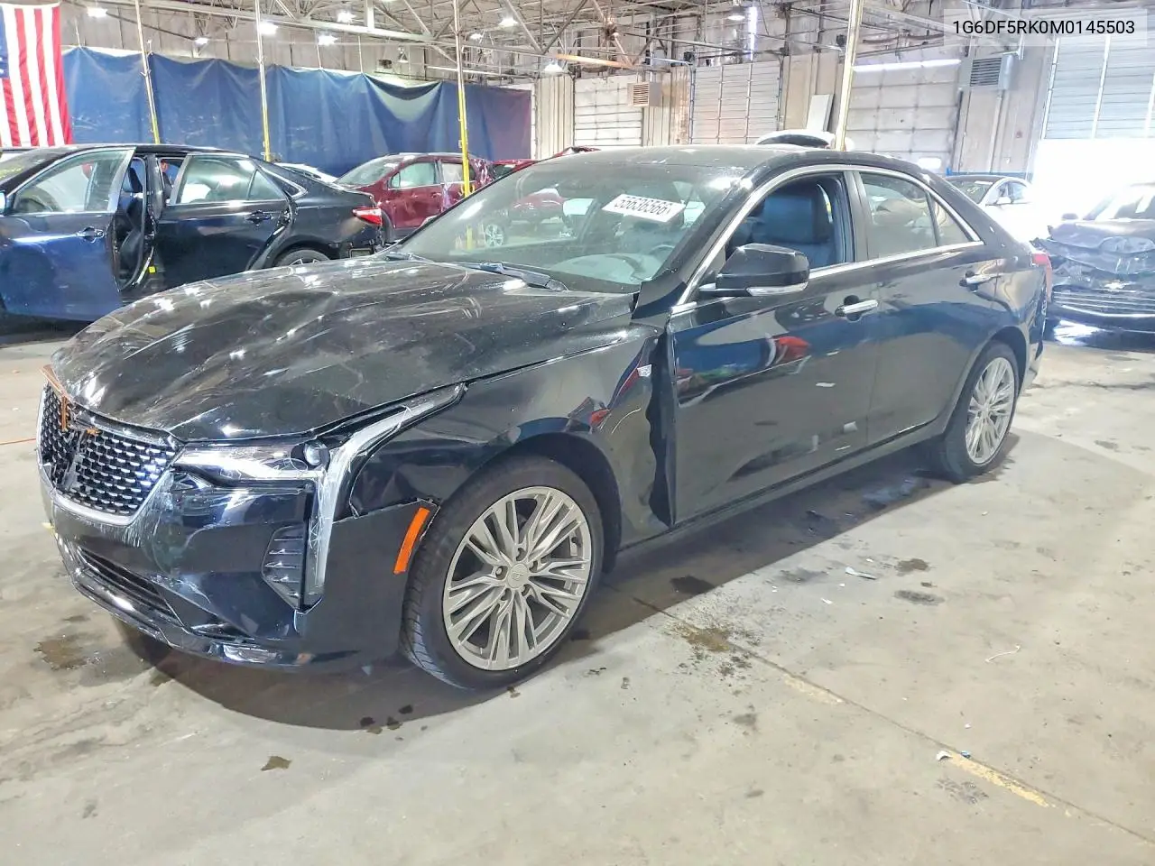2021 Cadillac Ct4 Premium Luxury VIN: 1G6DF5RK0M0145503 Lot: 55636566
