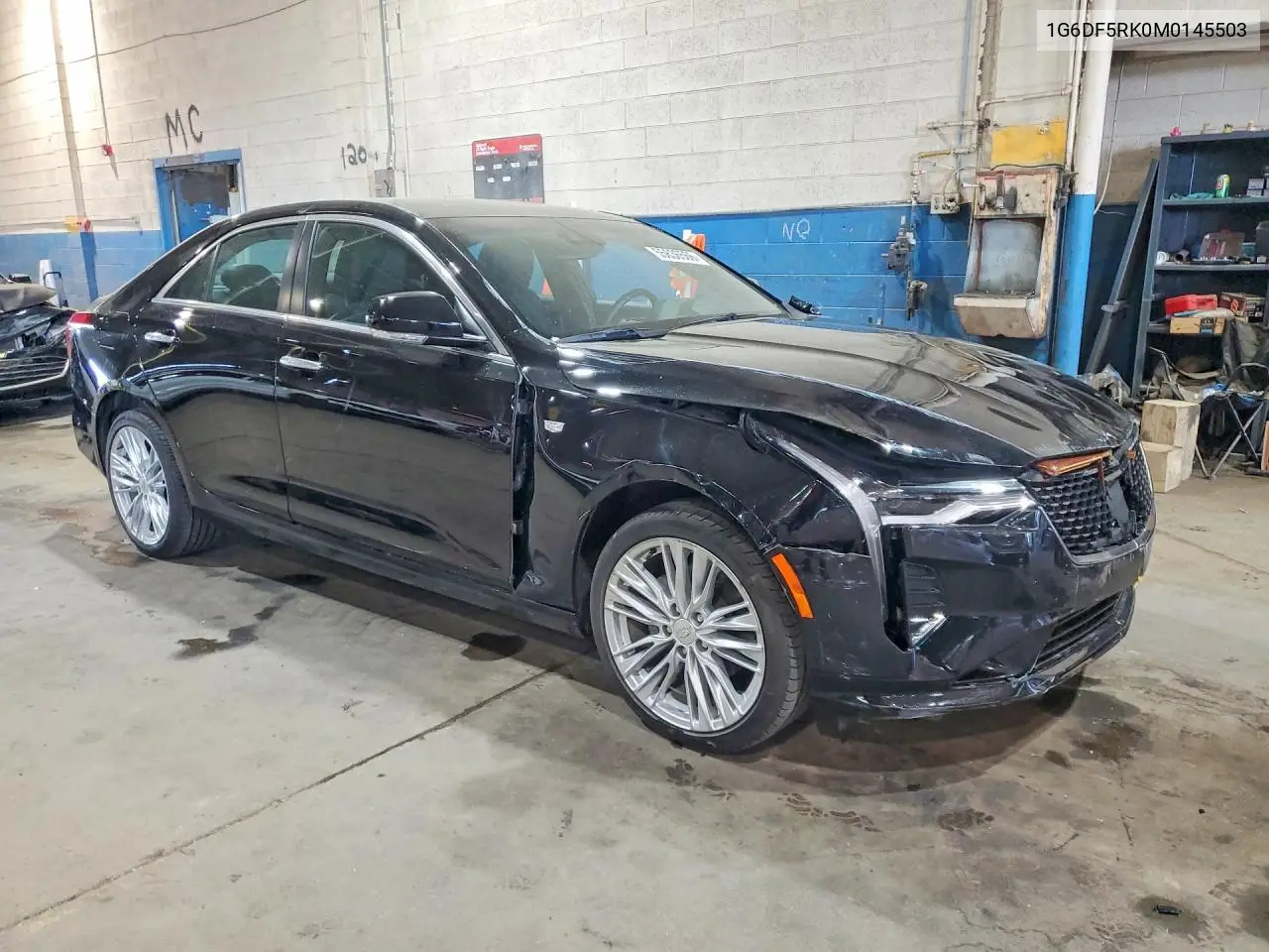 2021 Cadillac Ct4 Premium Luxury VIN: 1G6DF5RK0M0145503 Lot: 55636566
