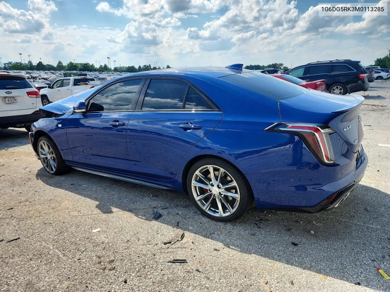 2021 Cadillac Ct4 Sport VIN: 1G6DG5RK3M0113285 Lot: 56150816