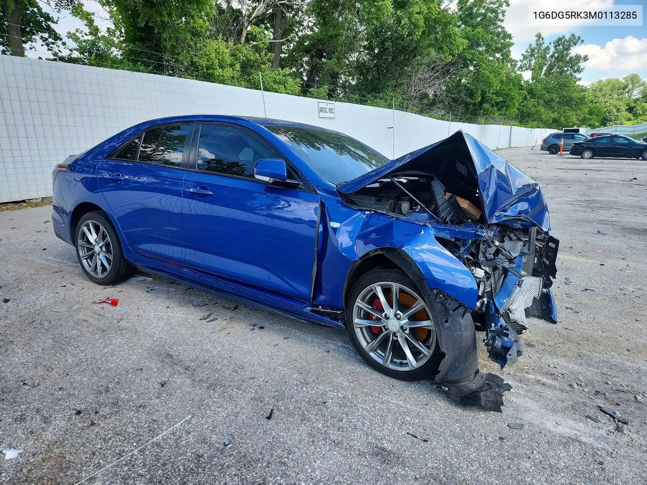 2021 Cadillac Ct4 Sport VIN: 1G6DG5RK3M0113285 Lot: 56150816