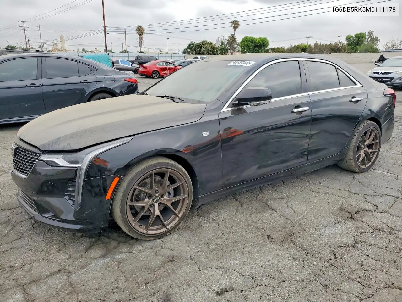 2021 Cadillac Ct4 Premium Luxury VIN: 1G6DB5RK5M0111178 Lot: 58157446