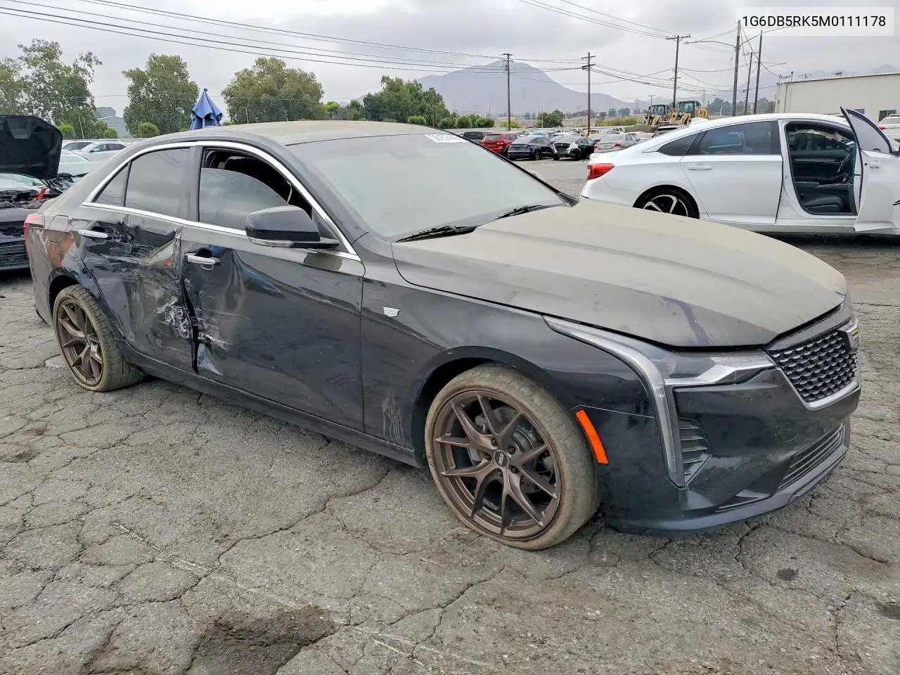 2021 Cadillac Ct4 Premium Luxury VIN: 1G6DB5RK5M0111178 Lot: 58157446