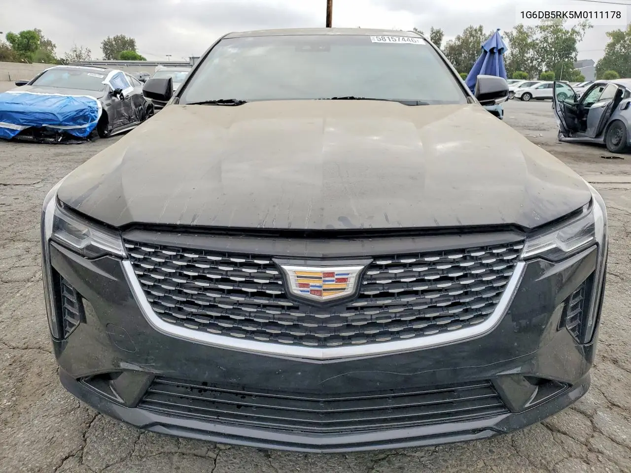 2021 Cadillac Ct4 Premium Luxury VIN: 1G6DB5RK5M0111178 Lot: 58157446