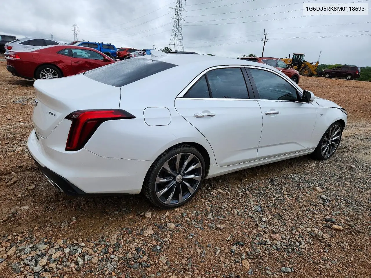 2021 Cadillac Ct4 Luxury VIN: 1G6DJ5RK8M0118693 Lot: 60837286