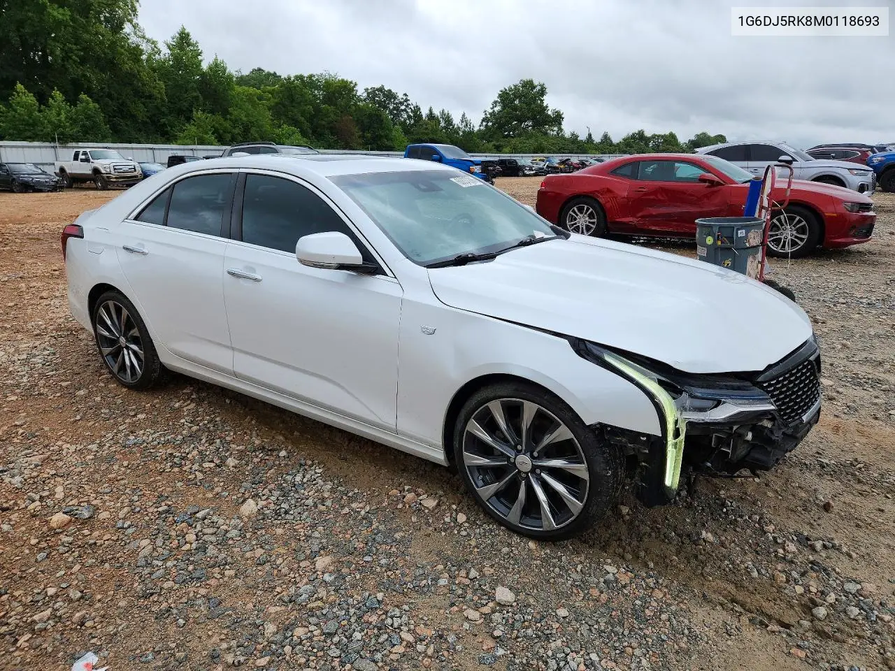 2021 Cadillac Ct4 Luxury VIN: 1G6DJ5RK8M0118693 Lot: 60837286