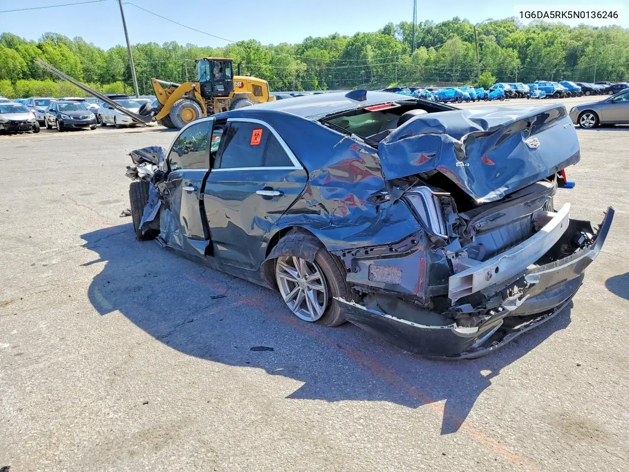 2022 Cadillac Ct4 VIN: 1G6DA5RK5N0136246 Lot: 50583876