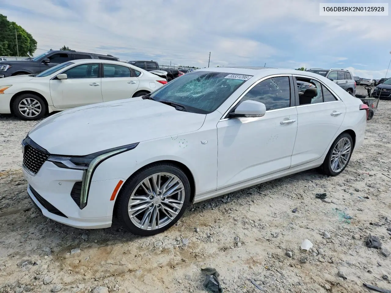 2022 Cadillac Ct4 Premium Luxury VIN: 1G6DB5RK2N0125928 Lot: 55331286