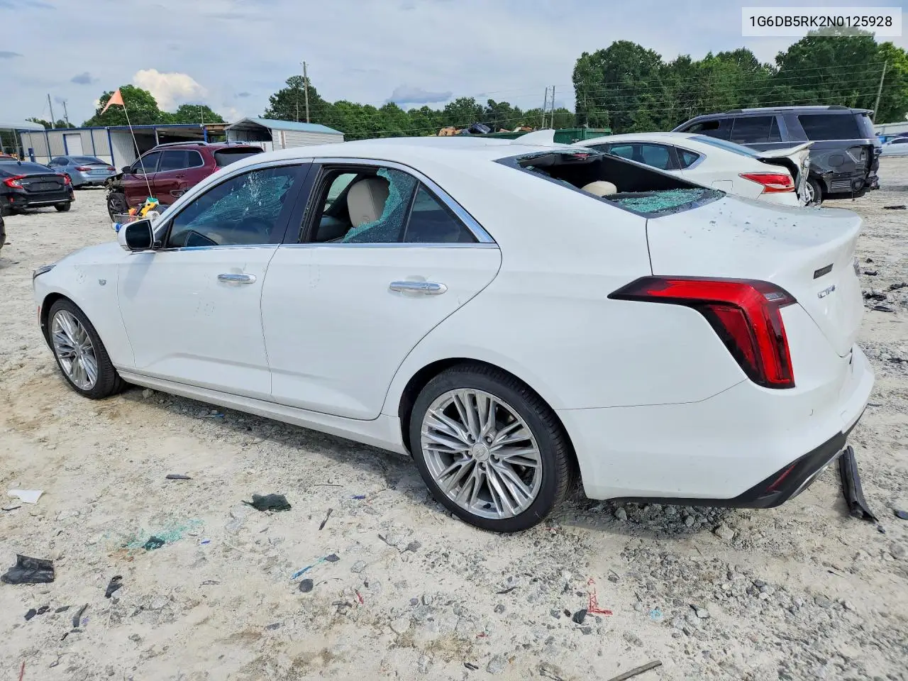 2022 Cadillac Ct4 Premium Luxury VIN: 1G6DB5RK2N0125928 Lot: 55331286