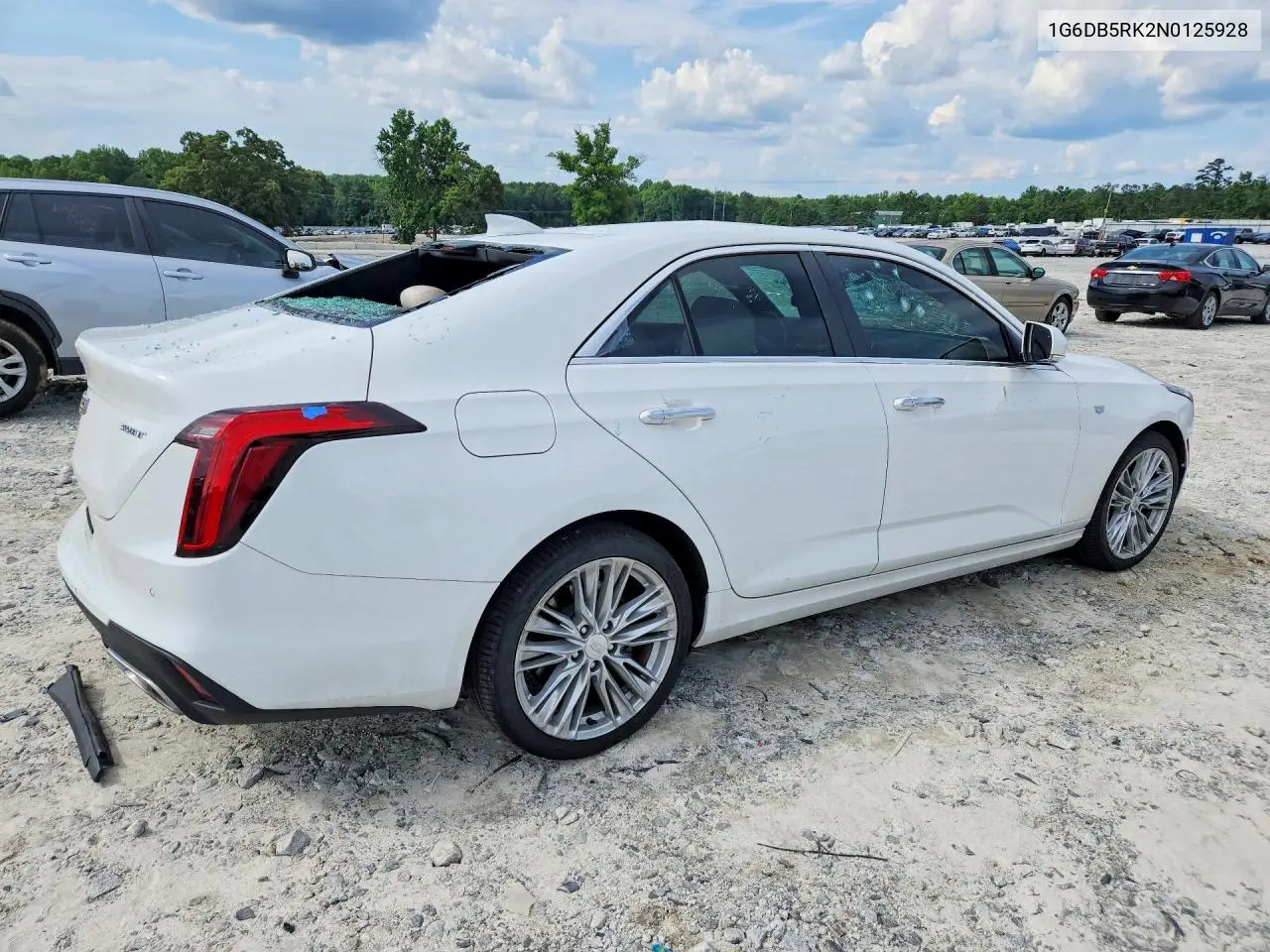 2022 Cadillac Ct4 Premium Luxury VIN: 1G6DB5RK2N0125928 Lot: 55331286