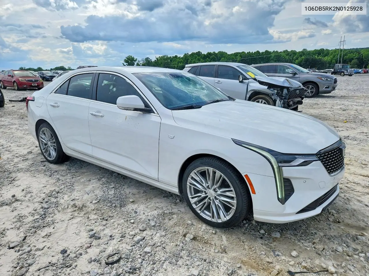 2022 Cadillac Ct4 Premium Luxury VIN: 1G6DB5RK2N0125928 Lot: 55331286