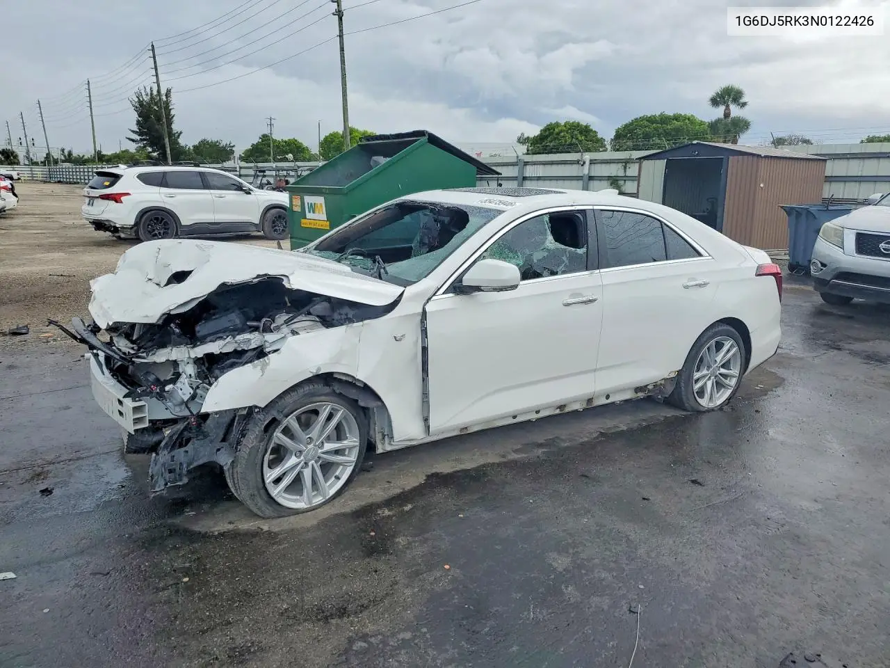 2022 Cadillac Ct4 Luxury VIN: 1G6DJ5RK3N0122426 Lot: 55475946