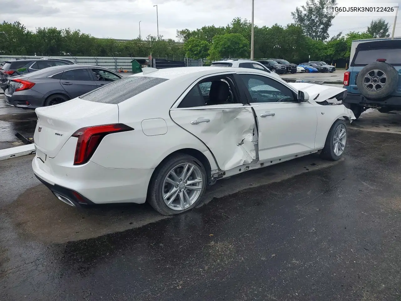2022 Cadillac Ct4 Luxury VIN: 1G6DJ5RK3N0122426 Lot: 55475946