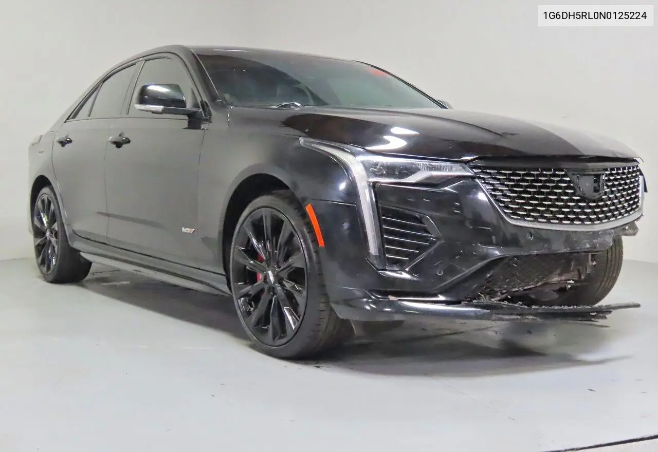 2022 Cadillac Ct4-V VIN: 1G6DH5RL0N0125224 Lot: 56492556