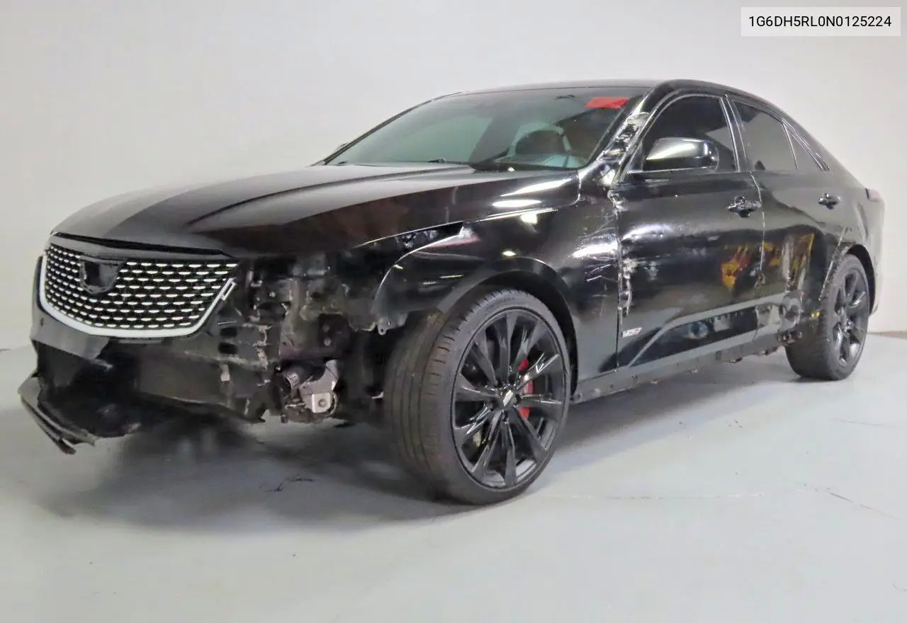 2022 Cadillac Ct4-V VIN: 1G6DH5RL0N0125224 Lot: 56492556