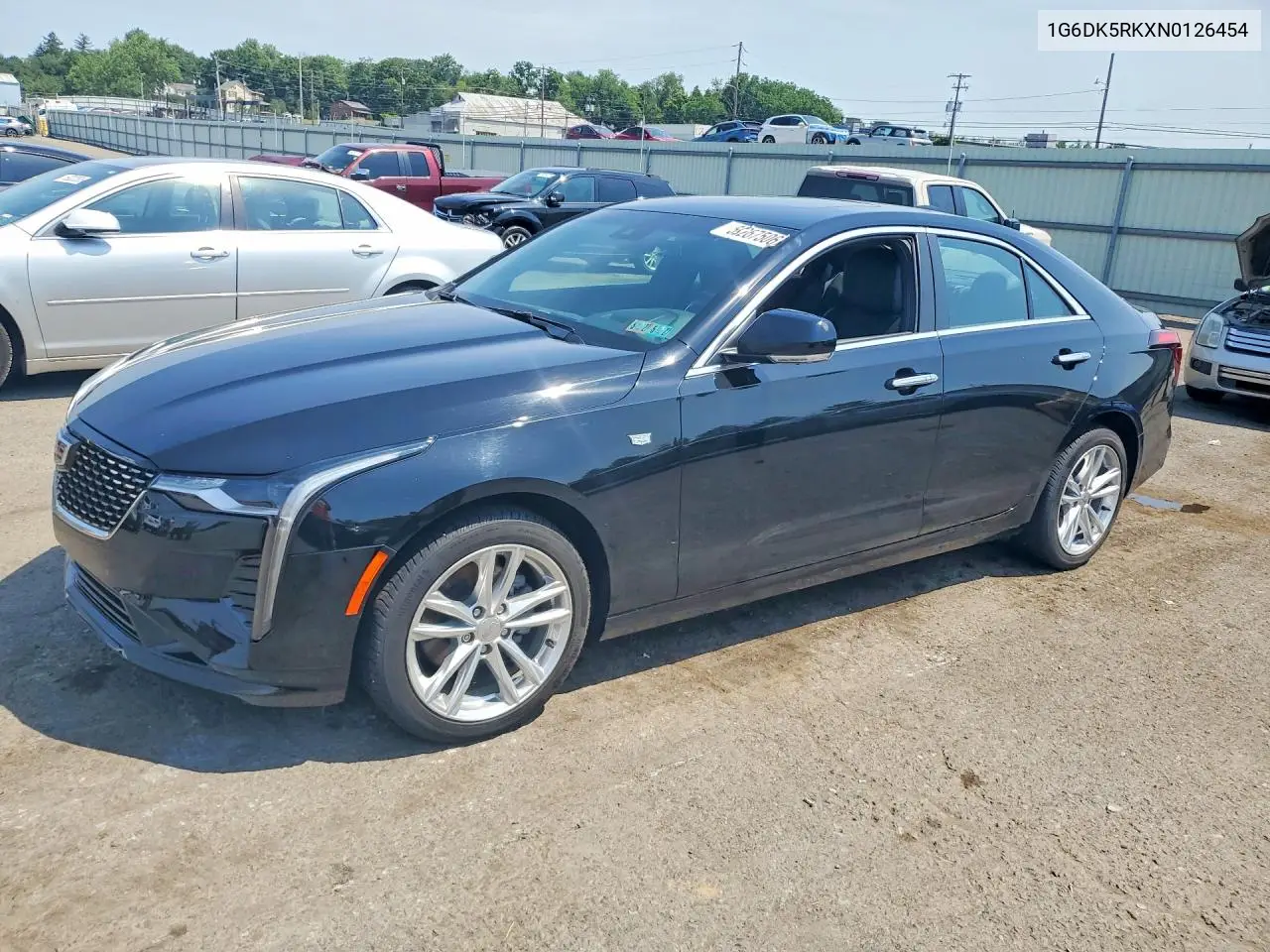 2022 Cadillac Ct4 Luxury VIN: 1G6DK5RKXN0126454 Lot: 59267506