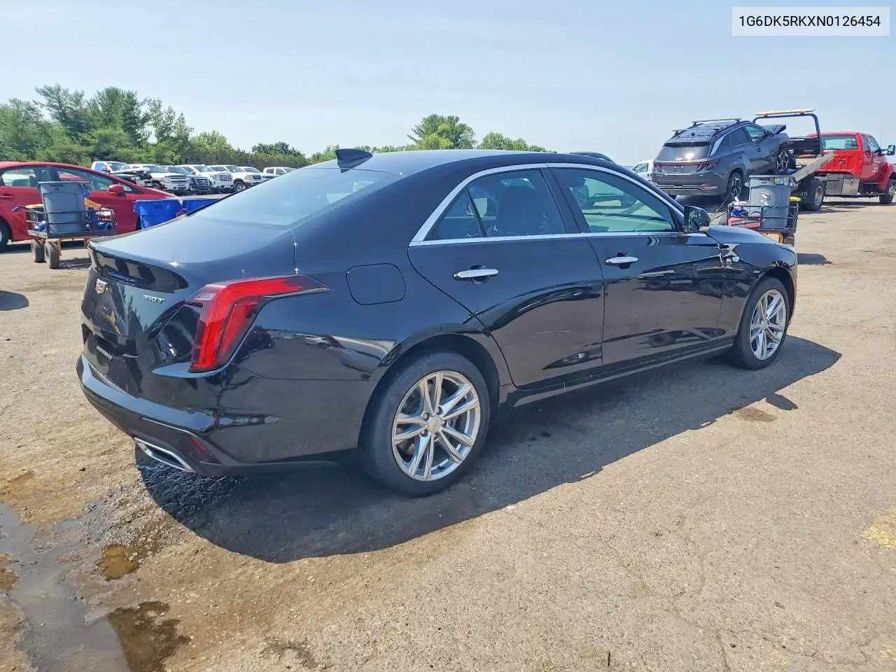 2022 Cadillac Ct4 Luxury VIN: 1G6DK5RKXN0126454 Lot: 59267506