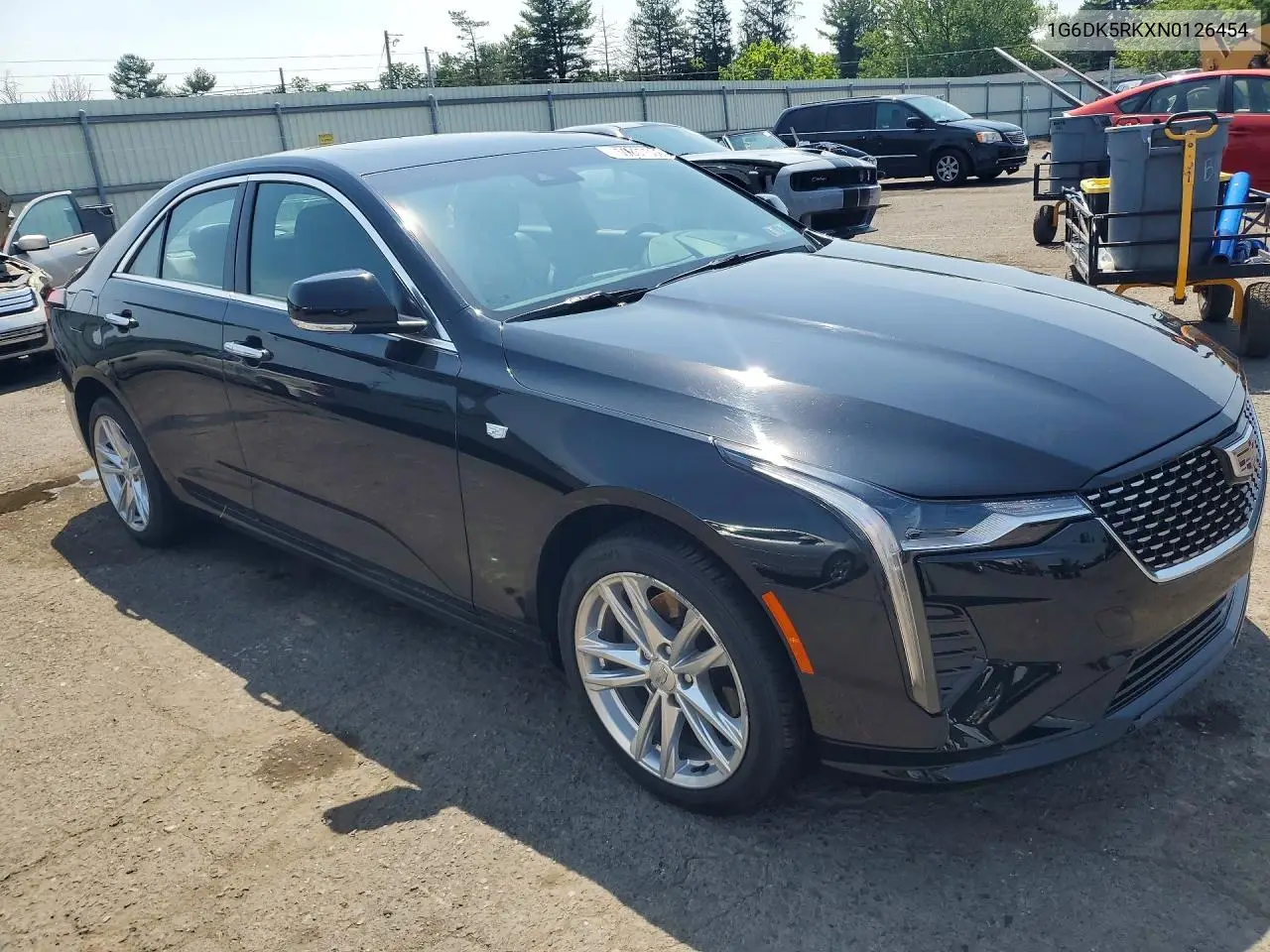 2022 Cadillac Ct4 Luxury VIN: 1G6DK5RKXN0126454 Lot: 59267506