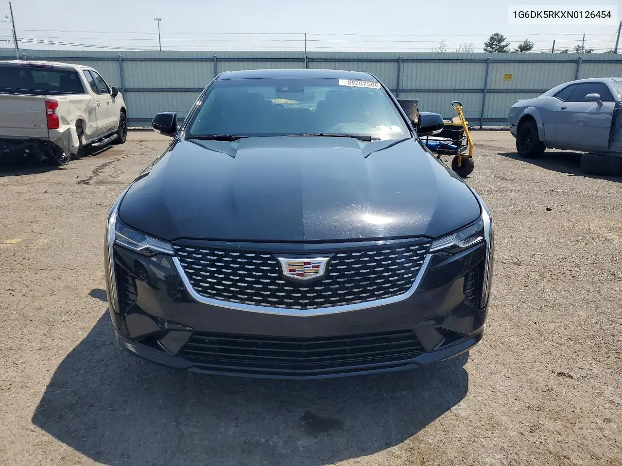 2022 Cadillac Ct4 Luxury VIN: 1G6DK5RKXN0126454 Lot: 59267506