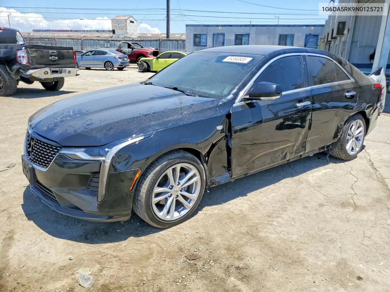 2022 Cadillac Ct4 Luxury VIN: 1G6DA5RK9N0125721 Lot: 59390806