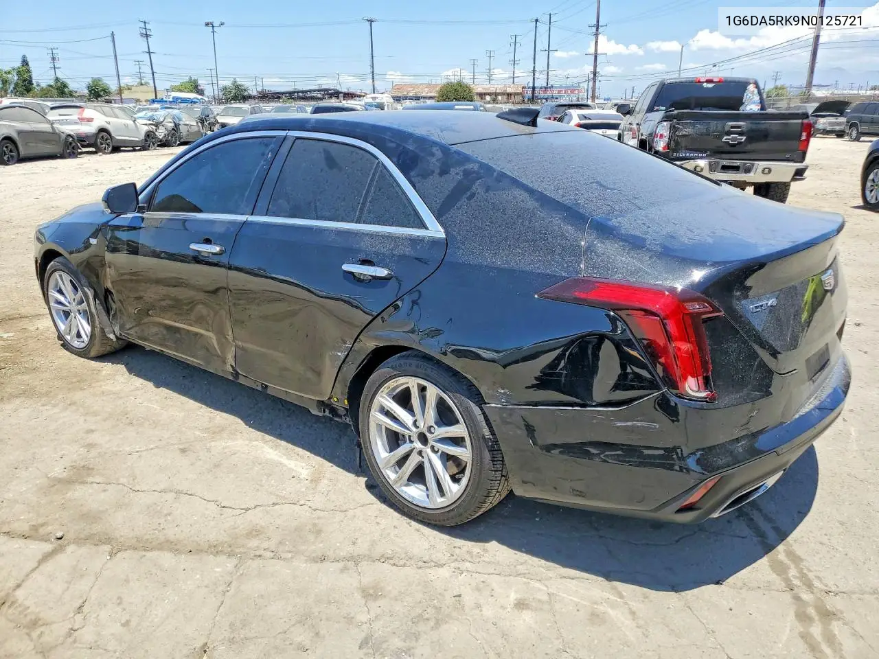 2022 Cadillac Ct4 Luxury VIN: 1G6DA5RK9N0125721 Lot: 59390806