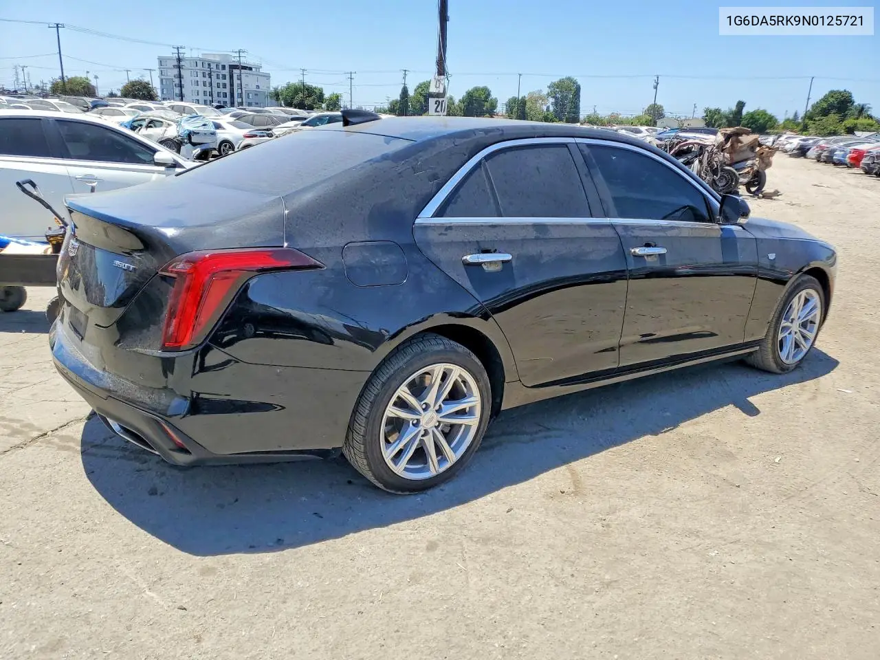 2022 Cadillac Ct4 Luxury VIN: 1G6DA5RK9N0125721 Lot: 59390806