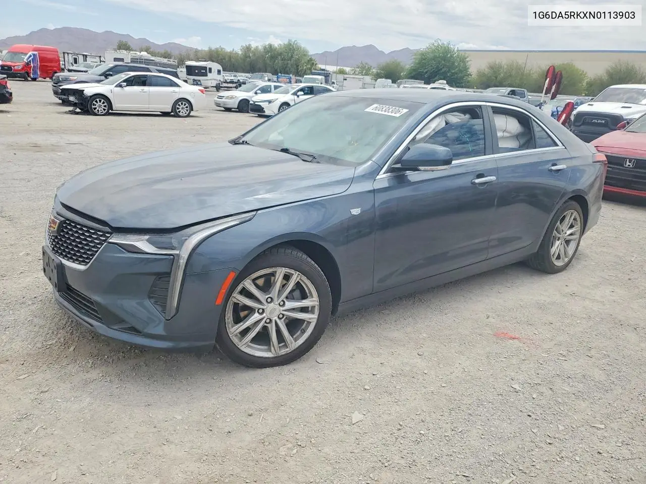 2022 Cadillac Ct4 Luxury VIN: 1G6DA5RKXN0113903 Lot: 60838306