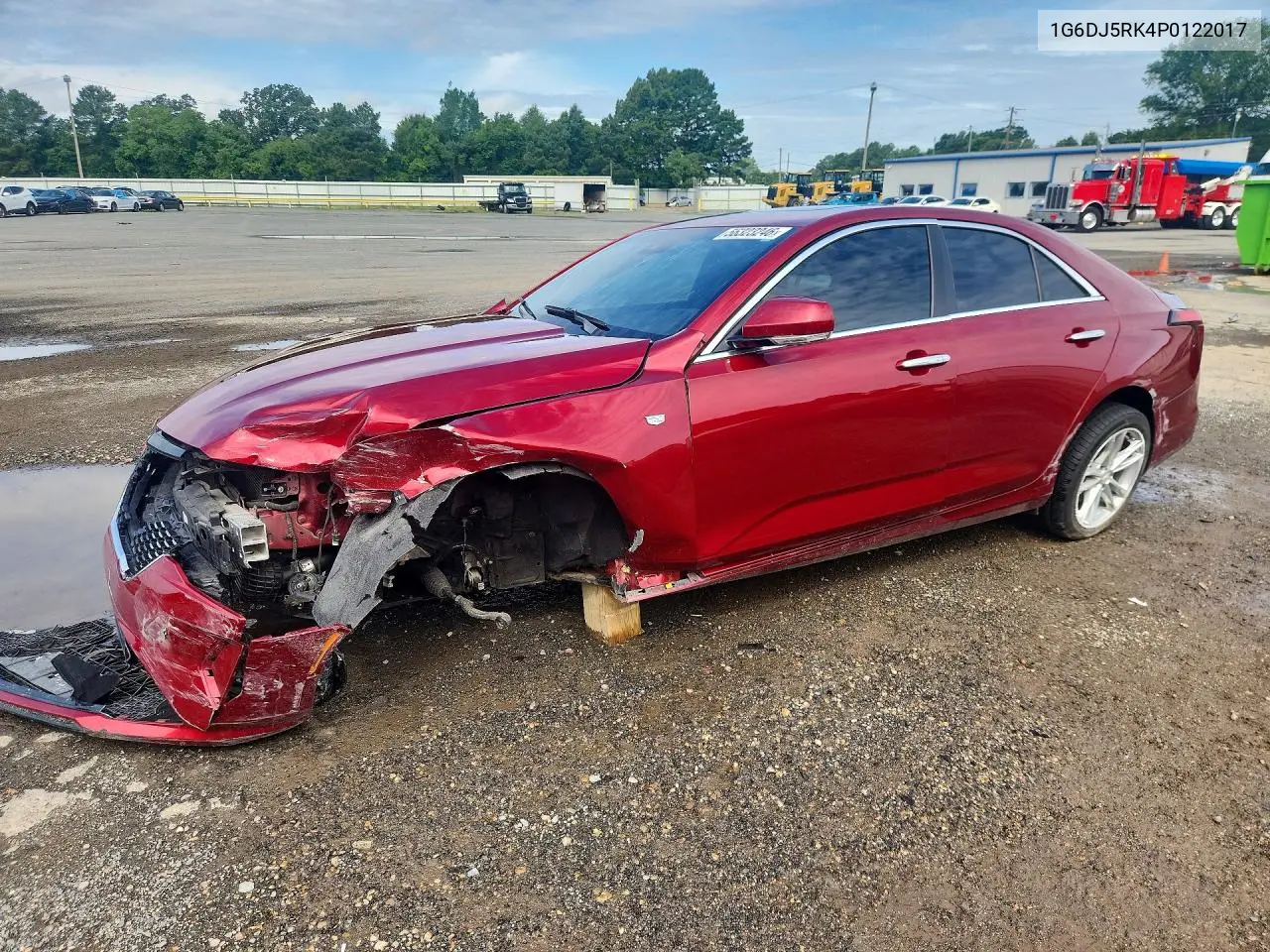 2023 Cadillac Ct4 Luxury VIN: 1G6DJ5RK4P0122017 Lot: 56323246