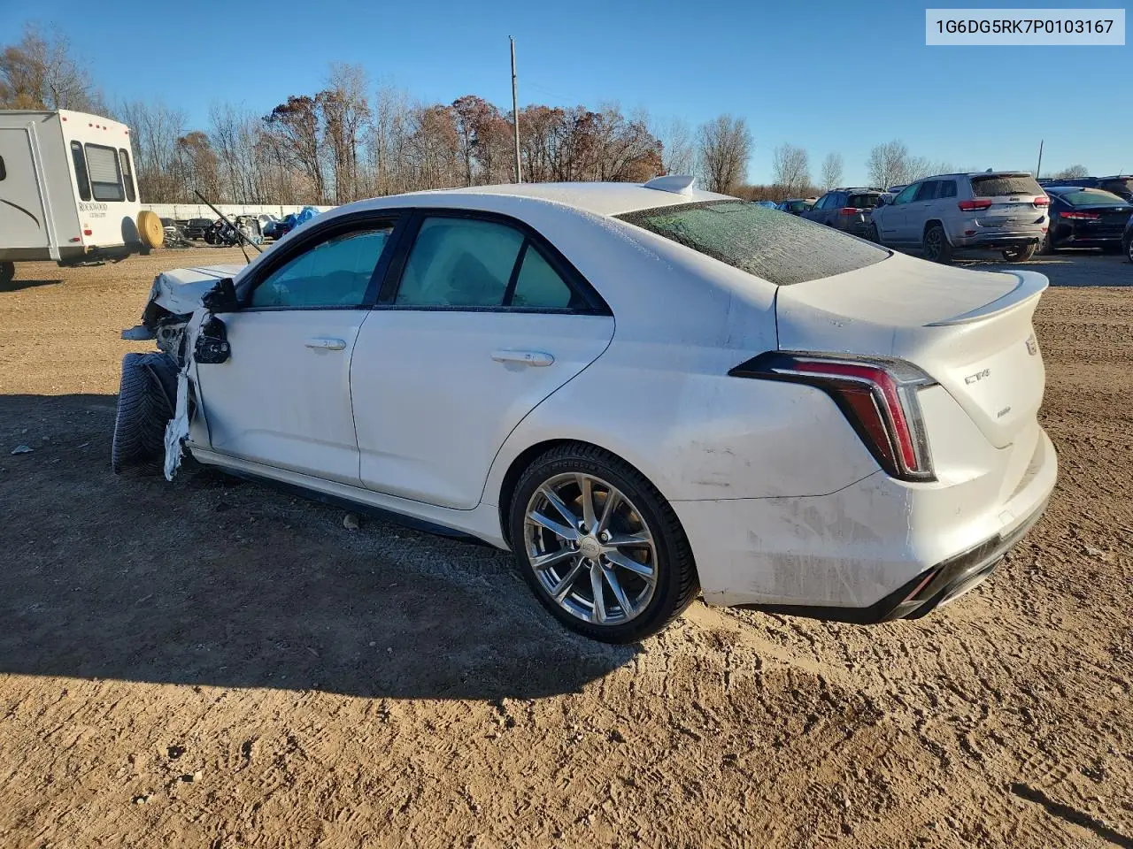 2023 Cadillac Ct4 Sport VIN: 1G6DG5RK7P0103167 Lot: 93434435