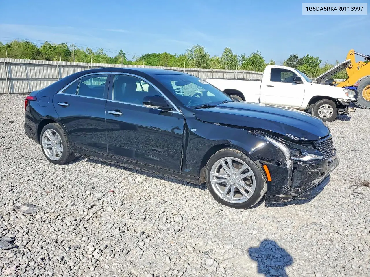 2024 Cadillac Ct4 Luxury VIN: 1G6DA5RK4R0113997 Lot: 49577006