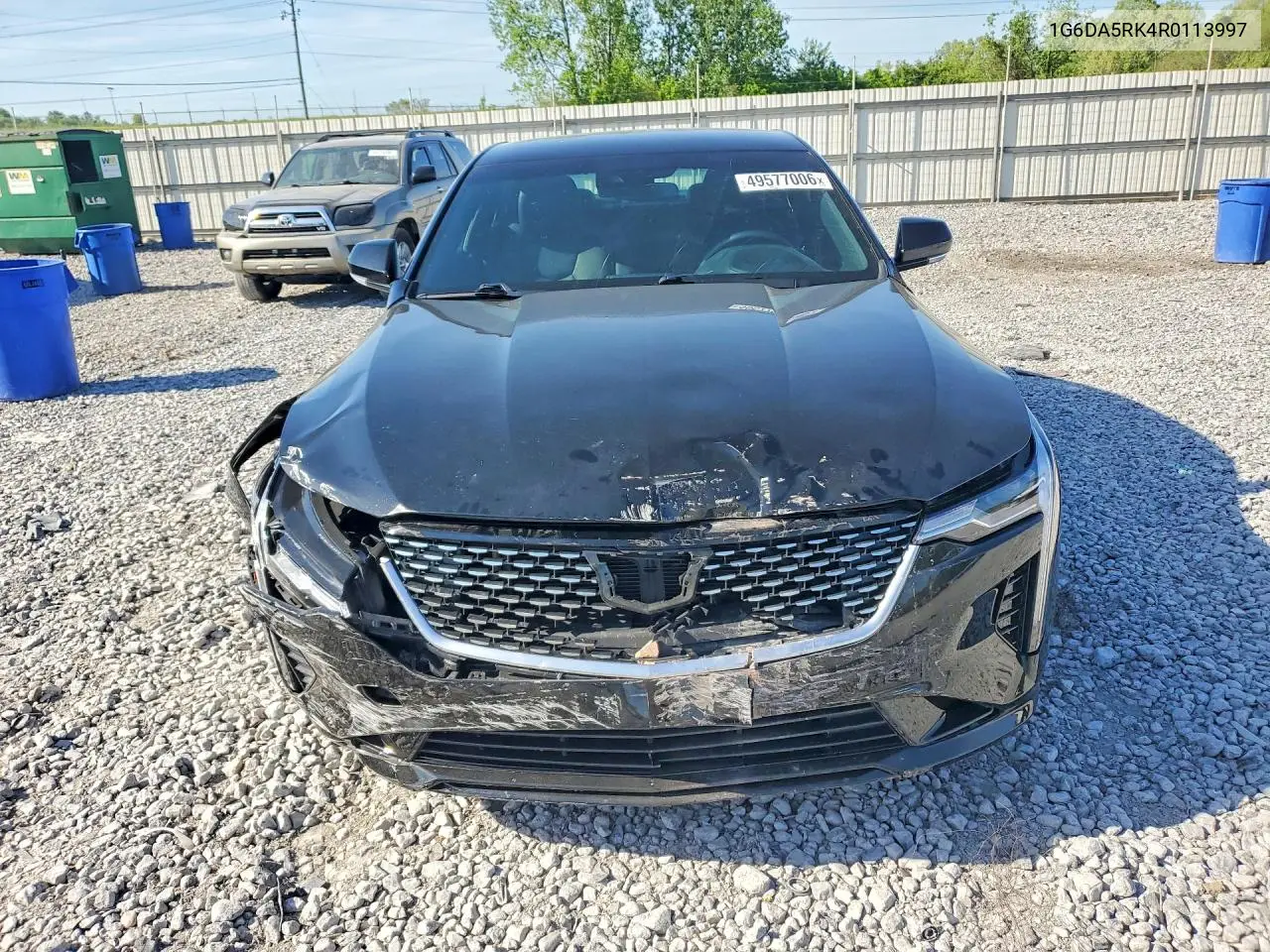 2024 Cadillac Ct4 Luxury VIN: 1G6DA5RK4R0113997 Lot: 49577006