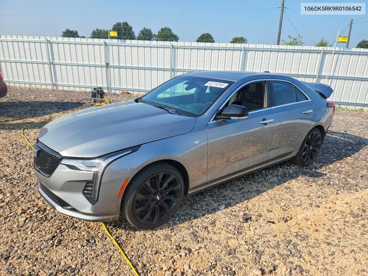 2024 Cadillac Ct4 Luxury + VIN: 1G6DK5RK9R0106542 Lot: 62216346