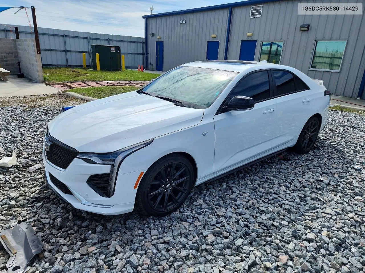 2025 Cadillac Ct4 Sport VIN: 1G6DC5RK5S0114429 Lot: 46749486