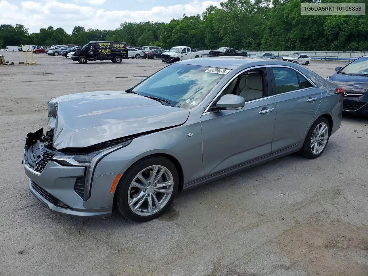 2026 Cadillac Ct4 Luxury VIN: 1G6DA5RK1T0106853 Lot: 56495076