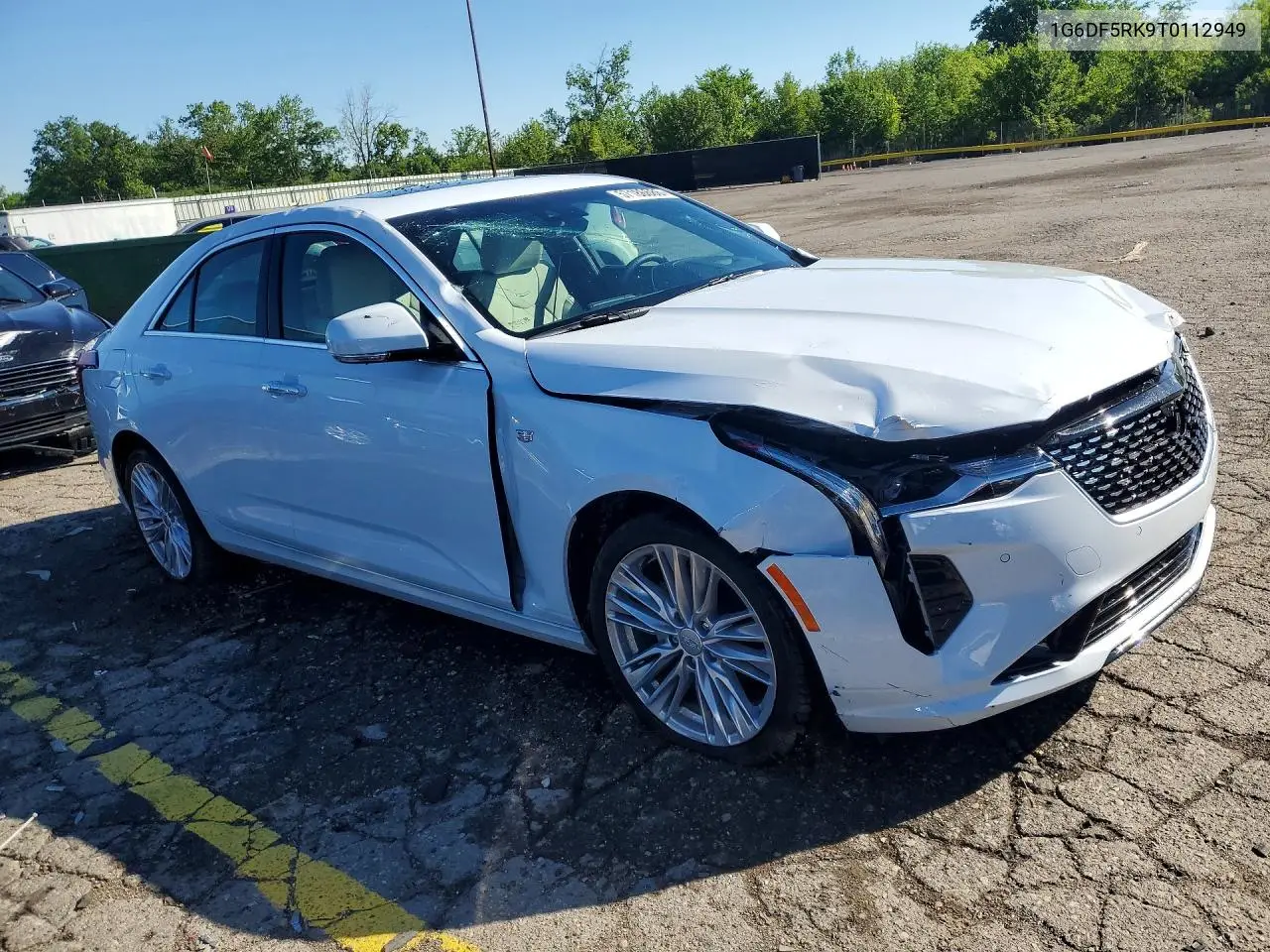 2026 Cadillac Ct4 Premium Luxury VIN: 1G6DF5RK9T0112949 Lot: 57186686