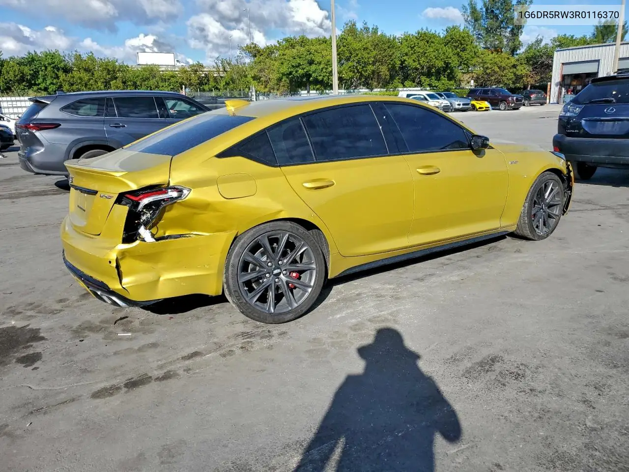 2024 Cadillac Ct5-V VIN: 1G6DR5RW3R0116370 Lot: 98104225