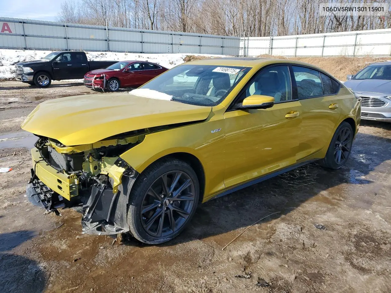 2025 Cadillac Ct5-V VIN: 1G6DV5RW1S0115901 Lot: 77498775