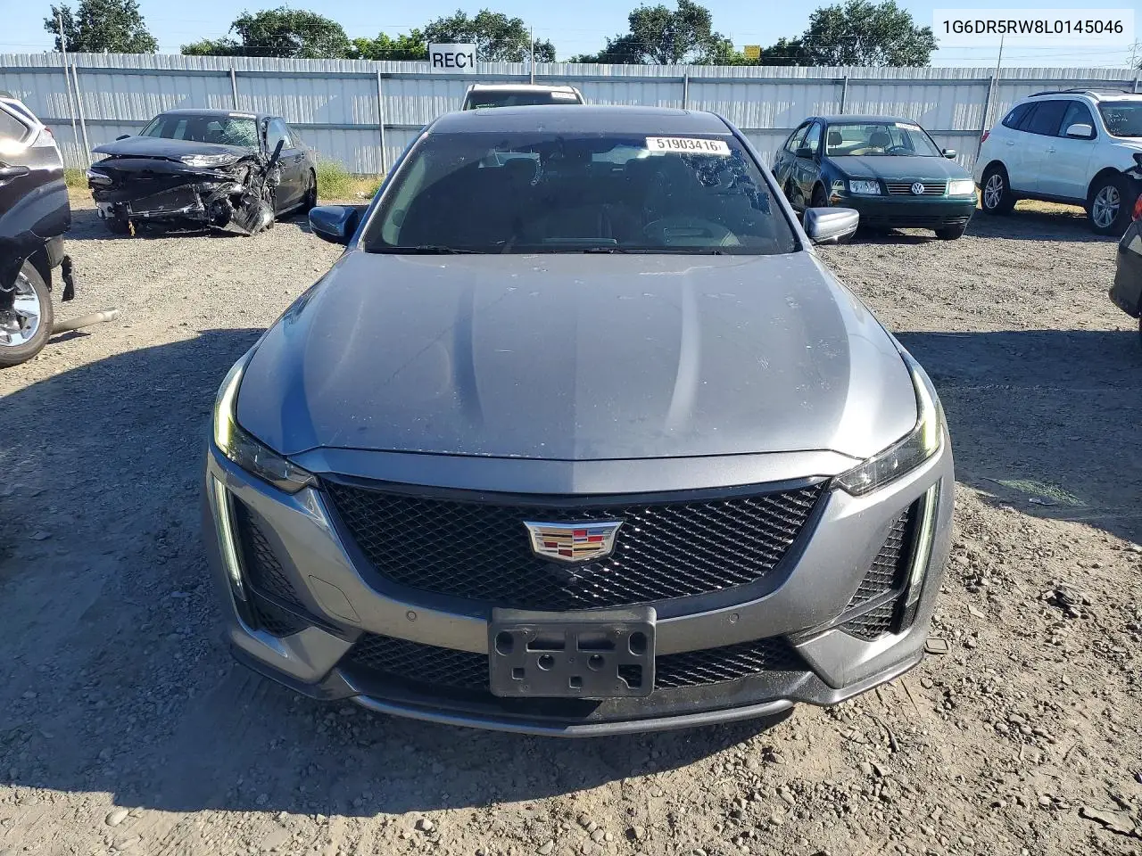 2020 Cadillac Ct5-V VIN: 1G6DR5RW8L0145046 Lot: 51903416