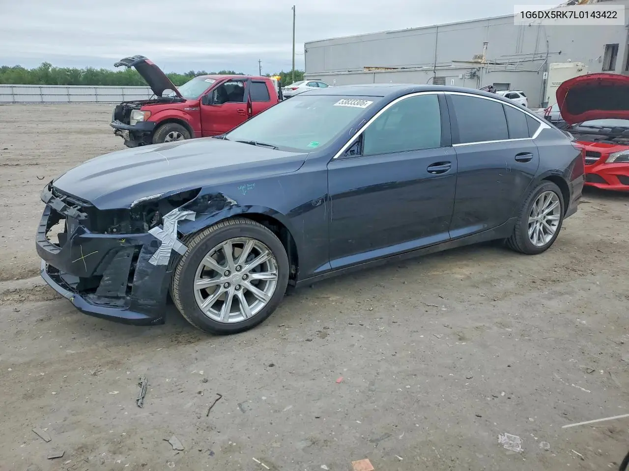 2020 Cadillac Ct5 Luxury VIN: 1G6DX5RK7L0143422 Lot: 53833306