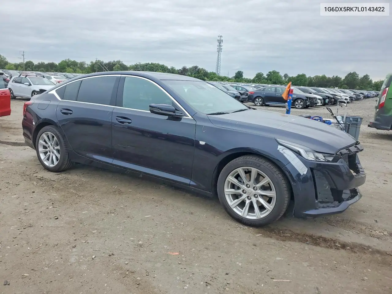 2020 Cadillac Ct5 Luxury VIN: 1G6DX5RK7L0143422 Lot: 53833306