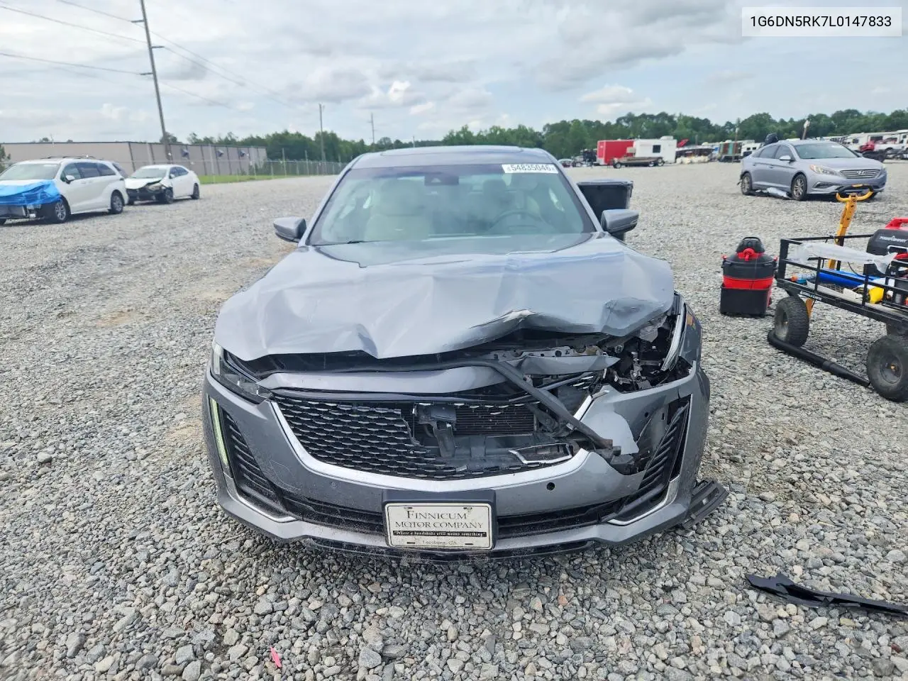 2020 Cadillac Ct5 Premium Luxury VIN: 1G6DN5RK7L0147833 Lot: 54835046