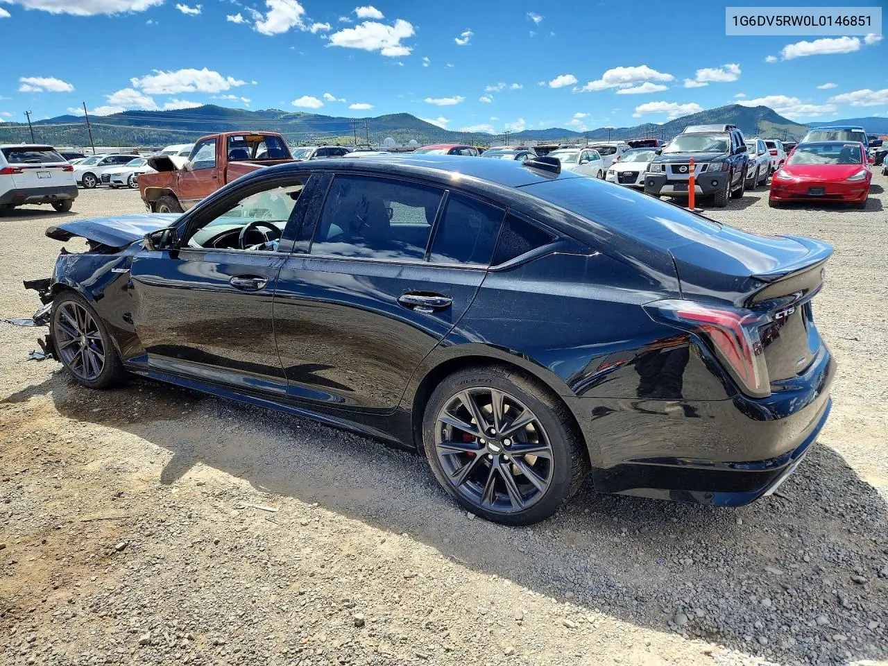2020 Cadillac Ct5-V VIN: 1G6DV5RW0L0146851 Lot: 55935246